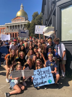 Waring at Youth Climate March-1